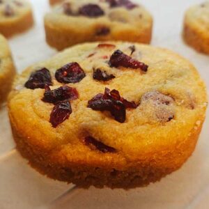 Cookies aux cranberries